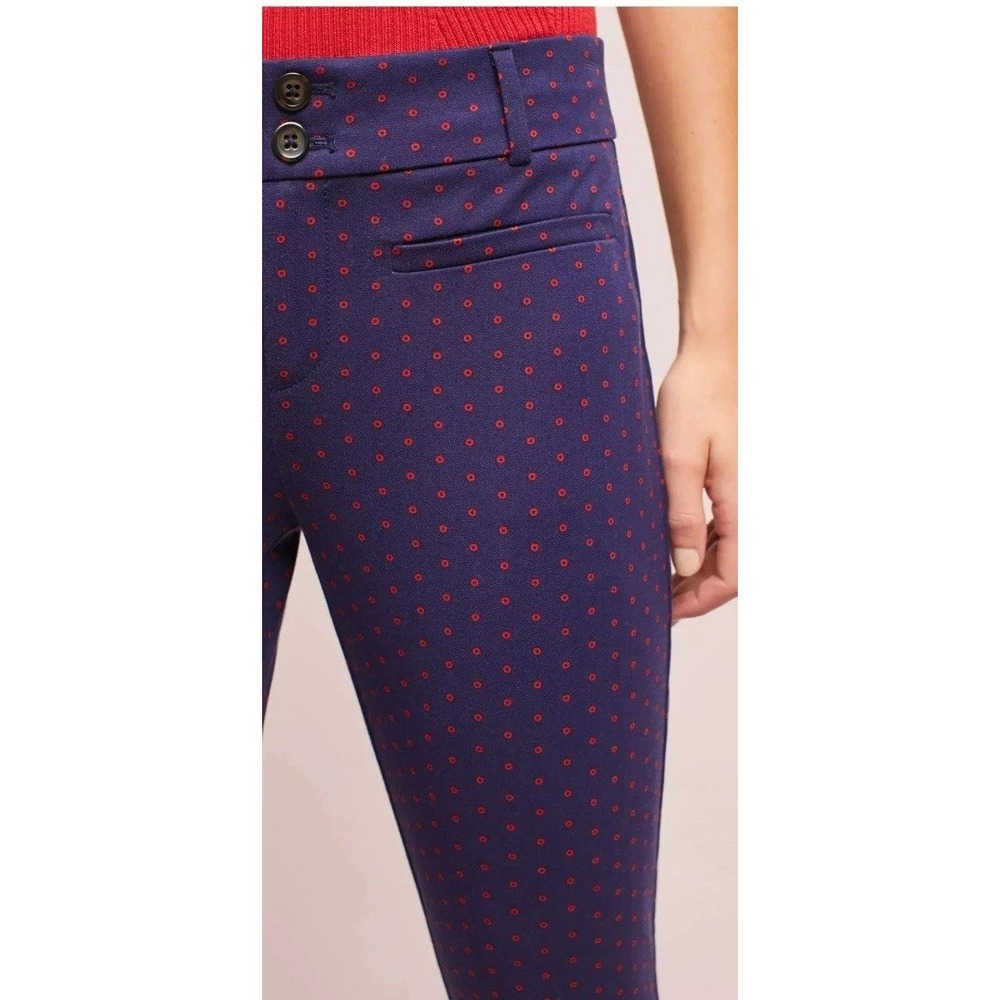 Women's NWT Anthropologie The Essential Slim‎ Trouser Chino Pant Sz 0 $118